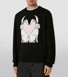 Wool Rabbit Appliqué Sweatshirt GOODS Harrods   