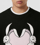 Wool Rabbit Appliqué Sweatshirt GOODS Harrods   