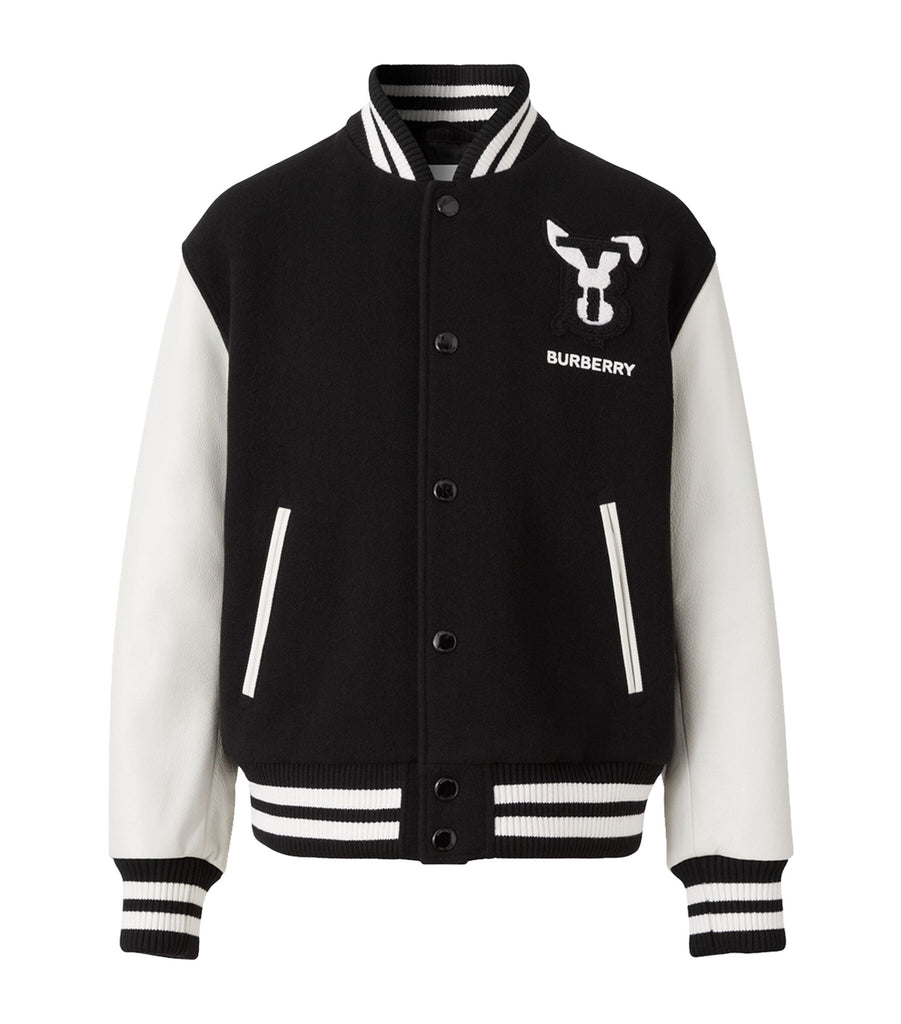 Wool Rabbit Varsity Jacket