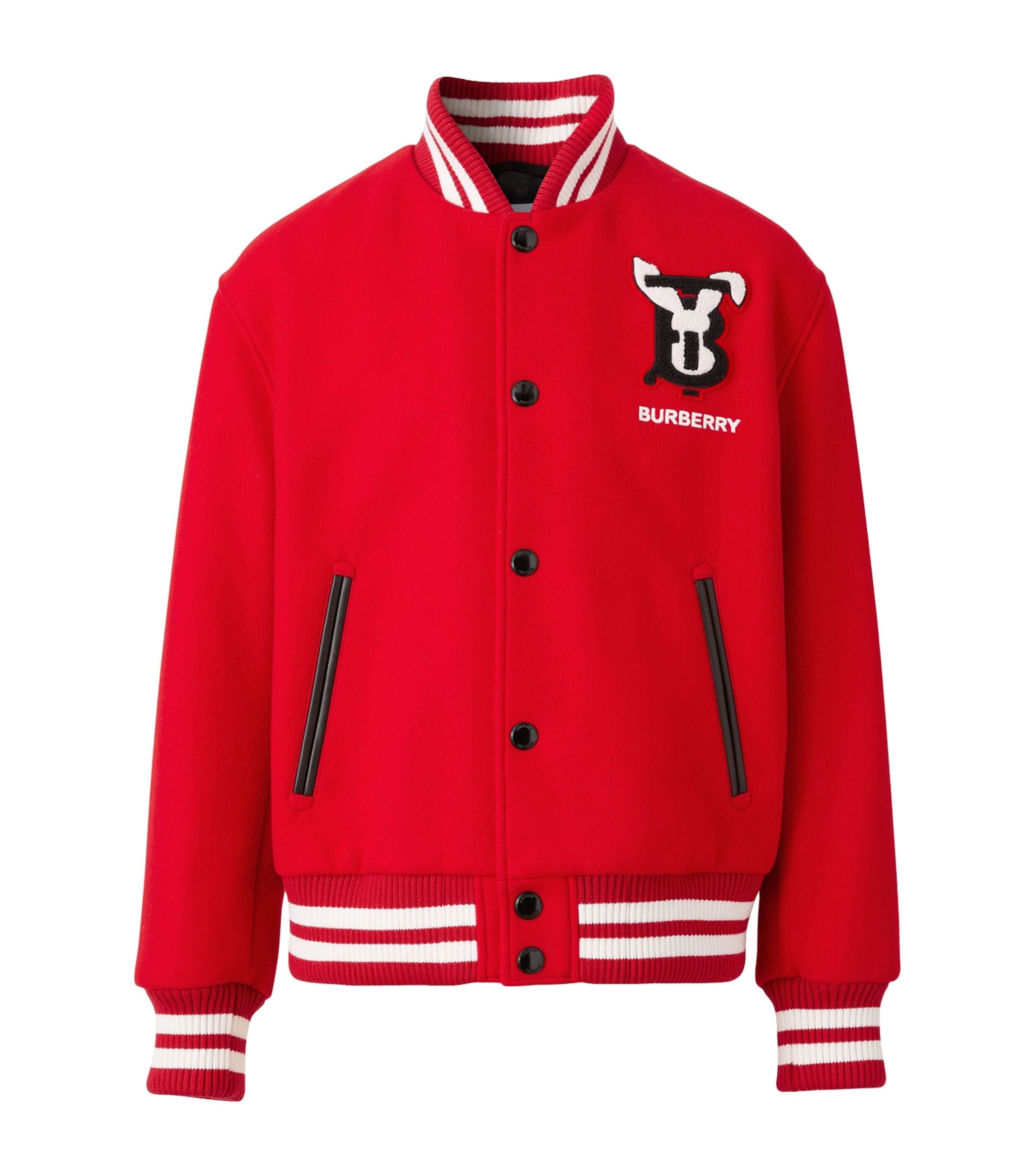 Wool Rabbit Varsity Jacket GOODS Harrods   