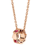 Gold and Rubies Serpenti Viper Necklace GOODS Harrods   