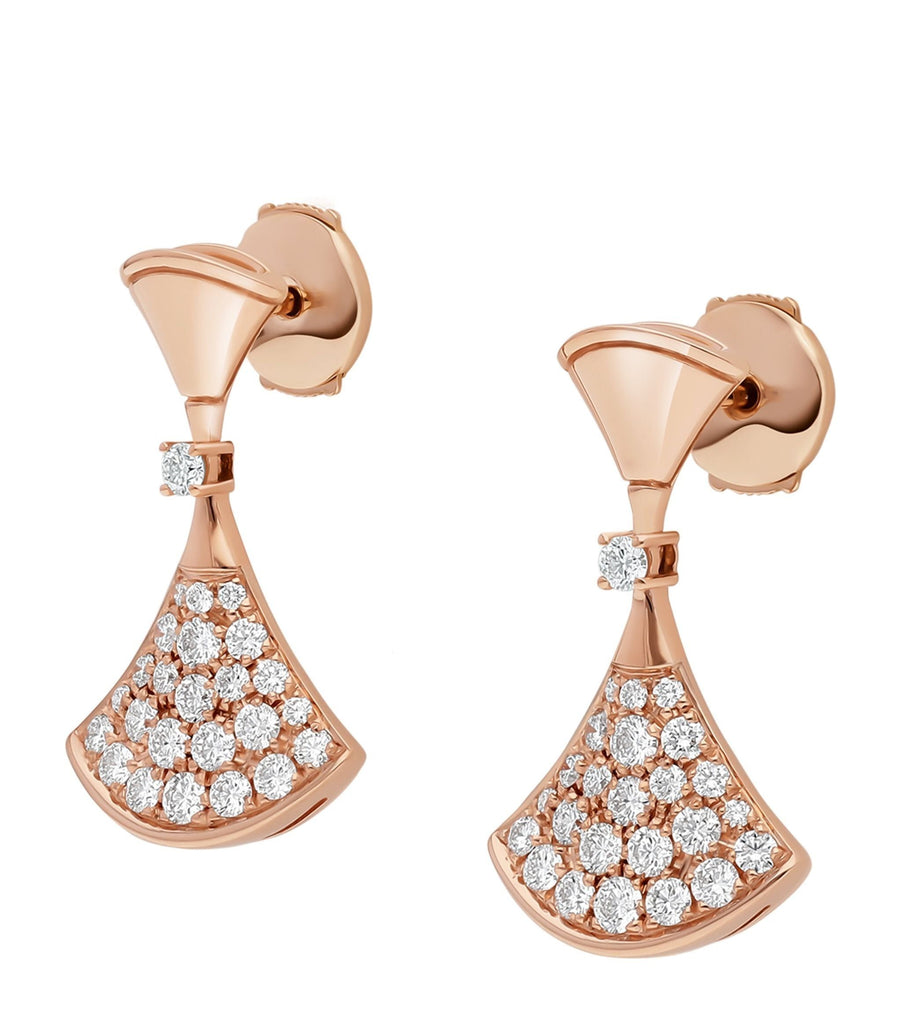 Rose Gold and Diamond Divas' Dream Earrings