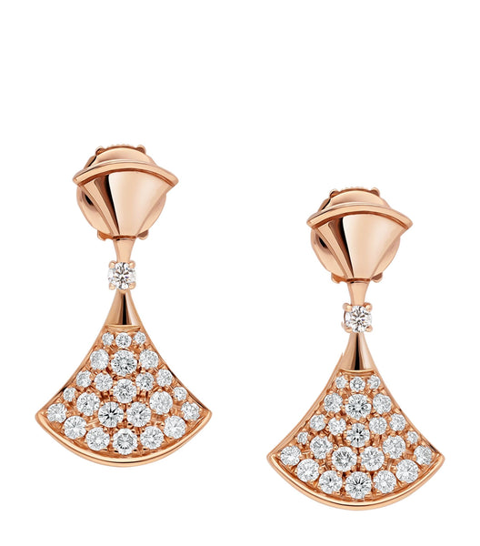 Bvlgari Bvlgari Mother of Pearl 18K Rose Gold Stud Earrings Bvlgari | TLC