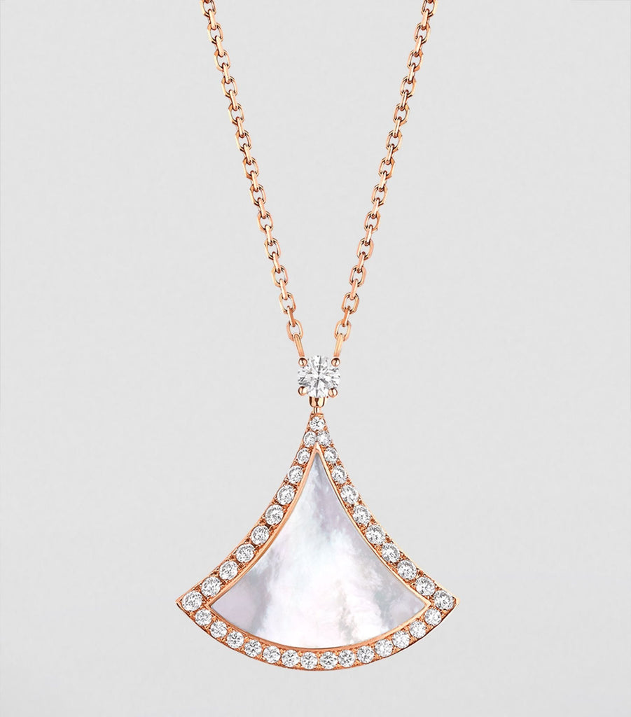 Rose Gold, Mother-of-Pearl and Diamond Divas' Dream Necklace