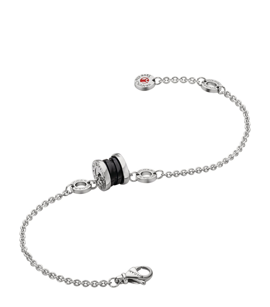 Sterling Silver And Ceramic Save The Children Bracelet