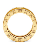 Yellow Gold and Diamond B.zero1 Rock One-Band Ring GOODS Harrods   