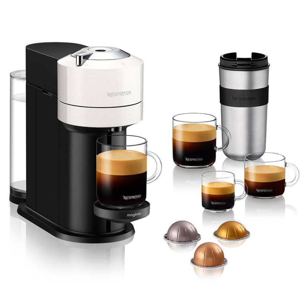 Magimix Nespresso Vertuo Next Coffee Machine, White 11706