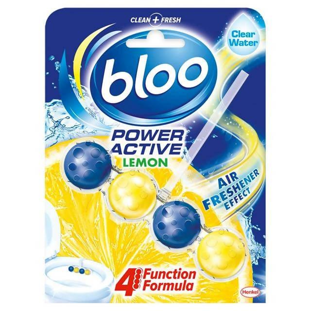 Bloo Power Active Lemon Toilet Rim Block 50g Toilet cleaners & fresheners Sainsburys   