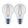 HOME LED Filament Standard 60w ES Light Bulb 2Pk