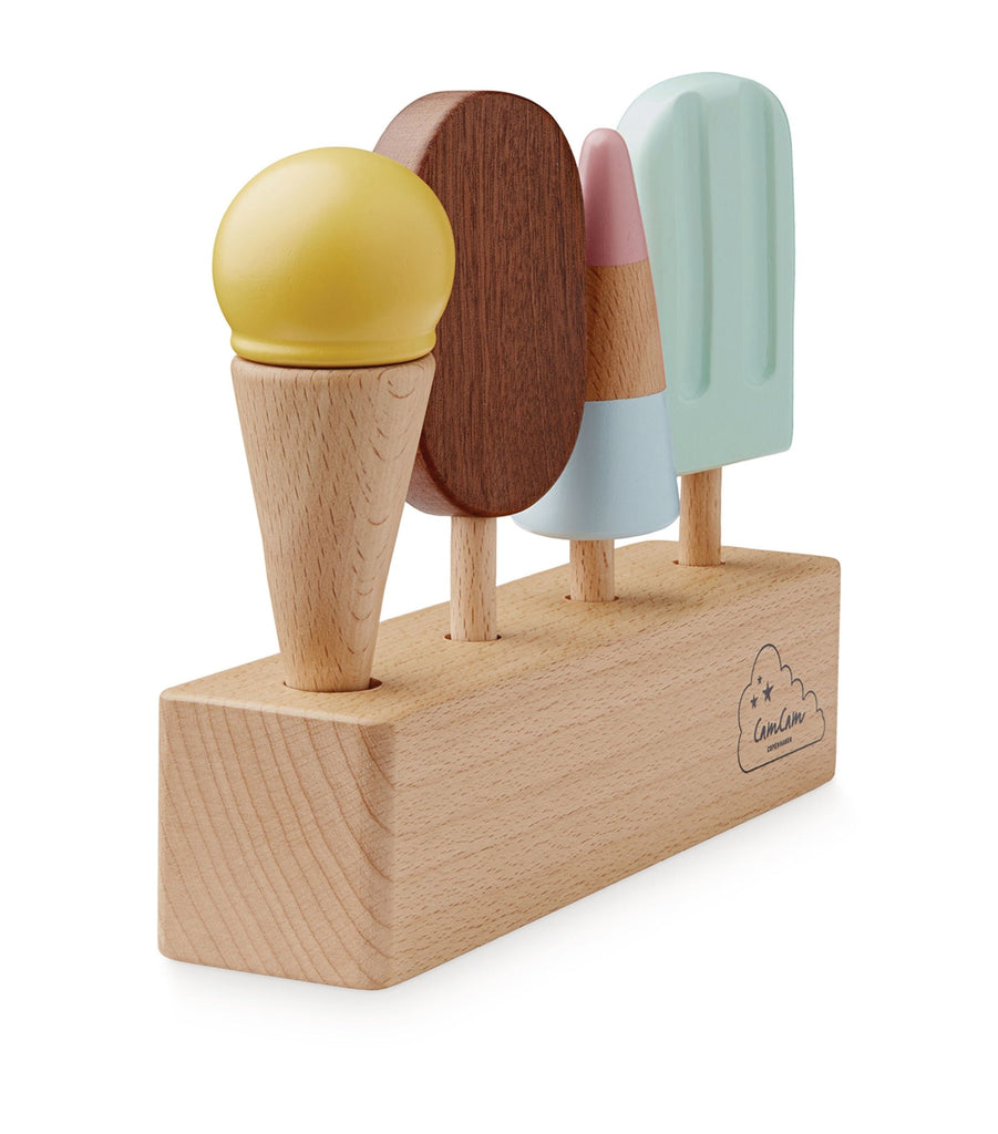 Wooden Ice Cream Set