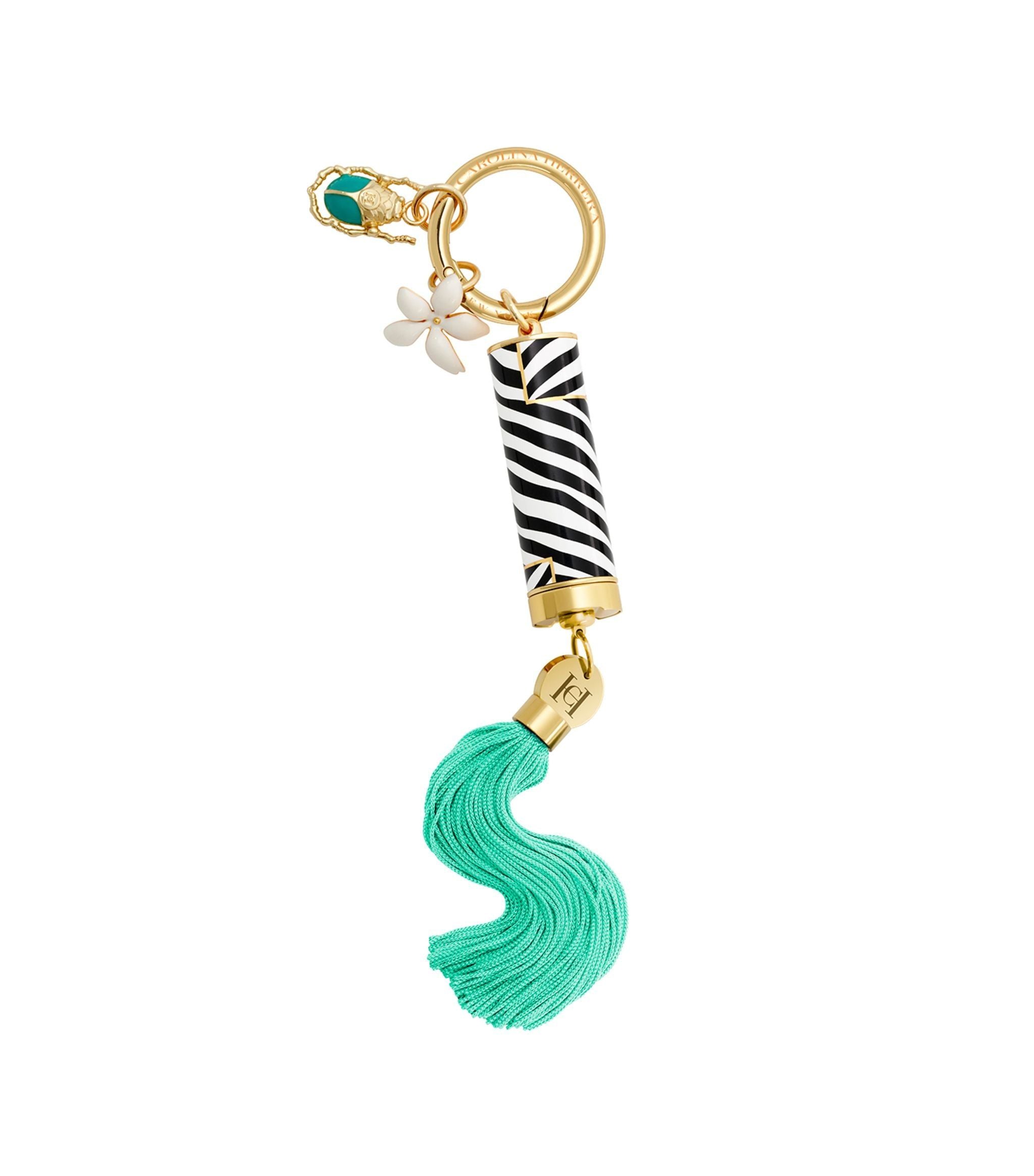 Herrera Lipstick Case Tassel Charm