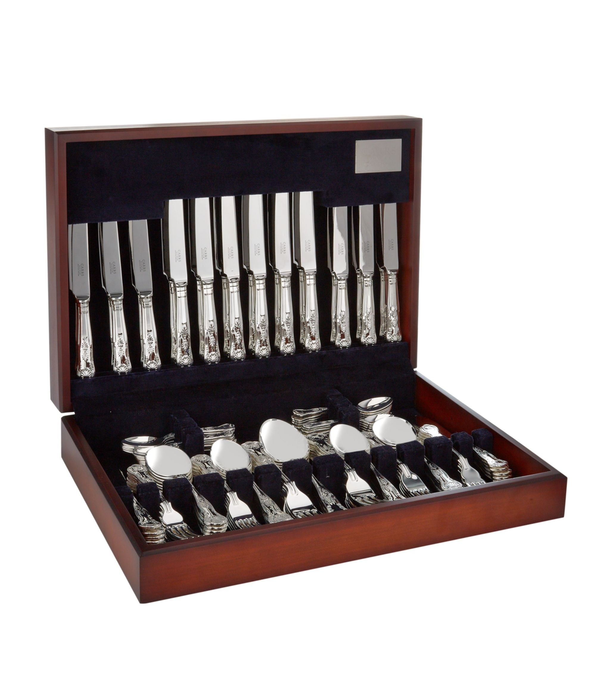 Kings Silver Plated 44-Piece Set GOODS Harrods   