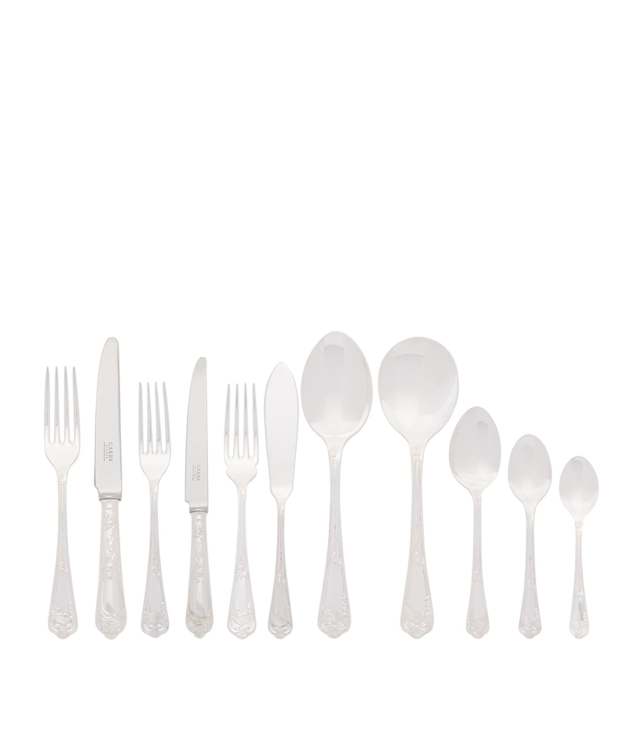 La Regence Silver Plated 84-Piece Set GOODS Harrods   