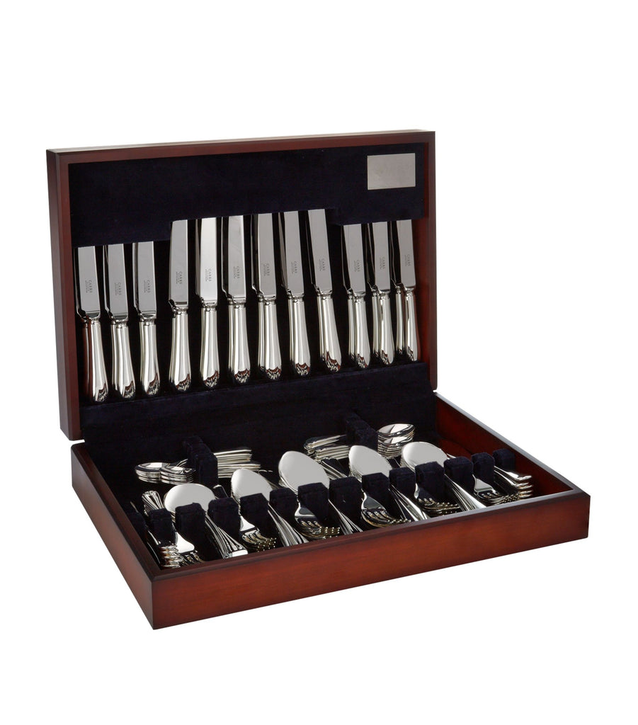 Old English Silver Plated 62-Piece Set