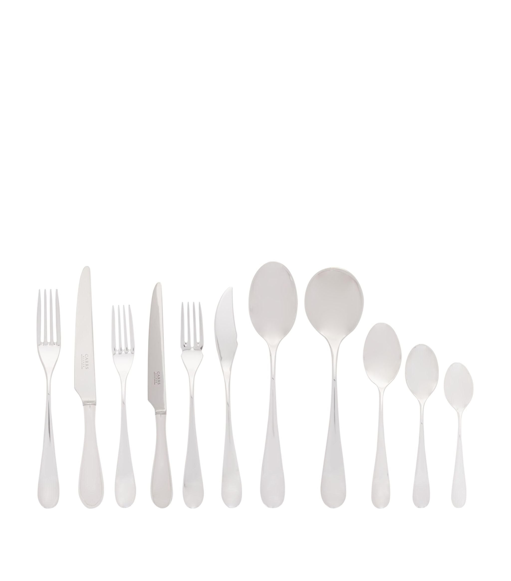 Vision Silver Plated 44-Piece Cutlery Set GOODS Harrods   