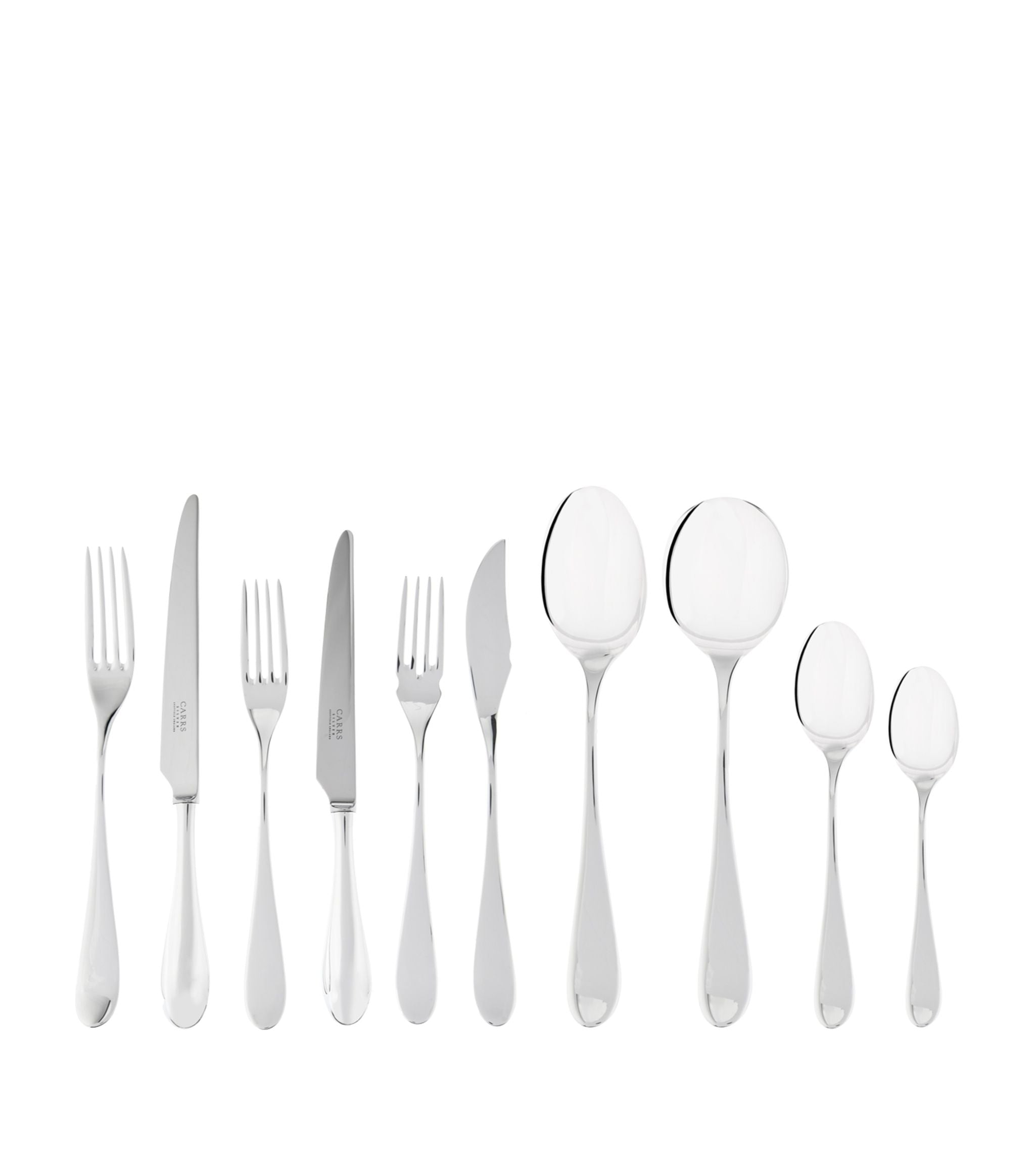 Vision Silver Plated 44-Piece Cutlery Set GOODS Harrods   