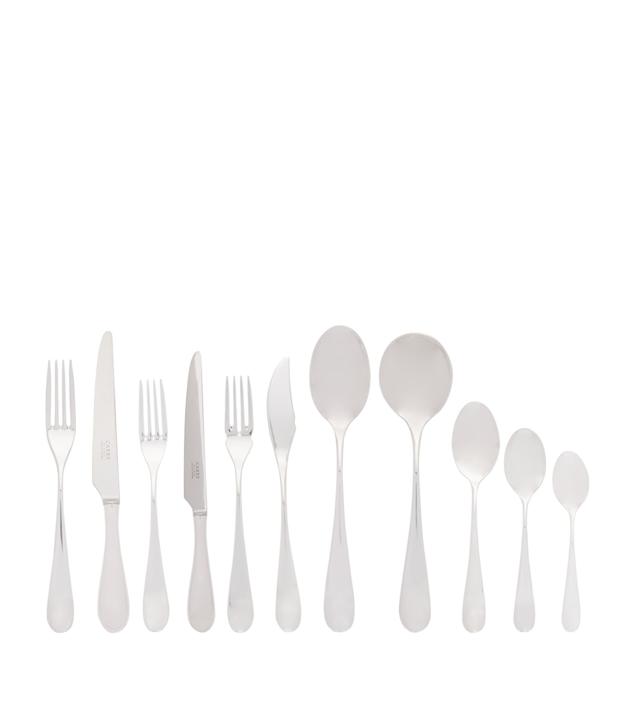 Vision Silver Plated 60-Piece Cutlery Set GOODS Harrods   