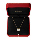 Extra Small Yellow Gold and Mother-of-Pearl Amulette de Cartier Necklace GOODS Harrods   