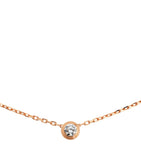 Large Pink Gold and Diamond Cartier d'Amour Necklace GOODS Harrods   