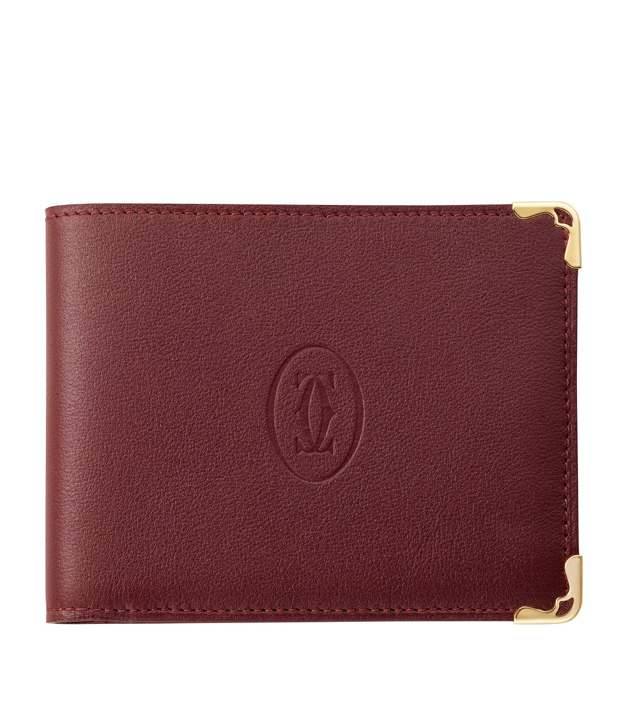 Leather Must de Cartier Bifold Wallet