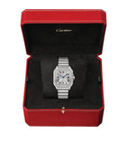 Medium Steel Santos de Cartier Watch 35.1mm GOODS Harrods   