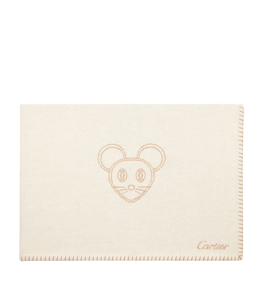 Merino Wool-Cashmere Cartier Baby Mouse Blanket