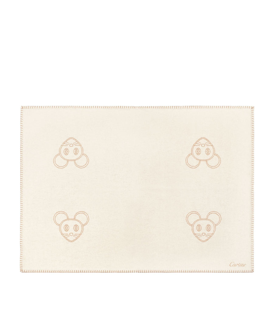 Merino Wool-Cashmere Cartier Baby Mouse Blanket