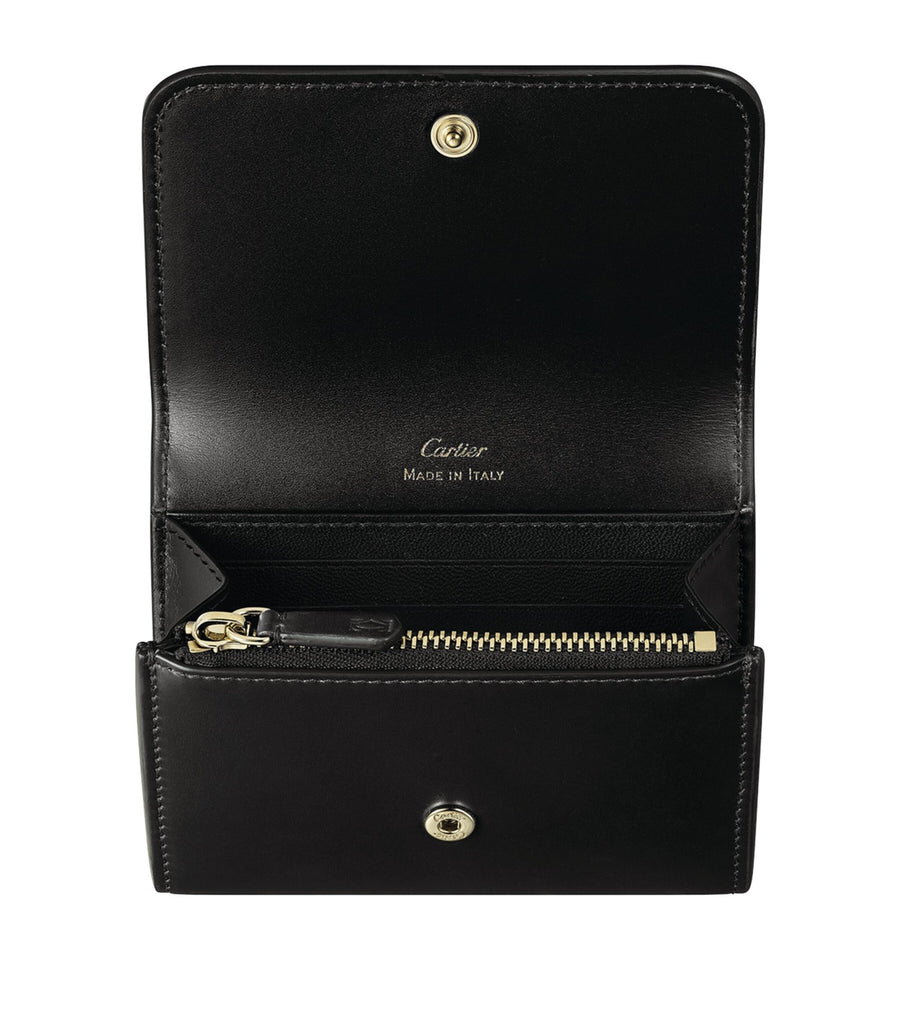 Mini Leather Double C de Cartier Wallet