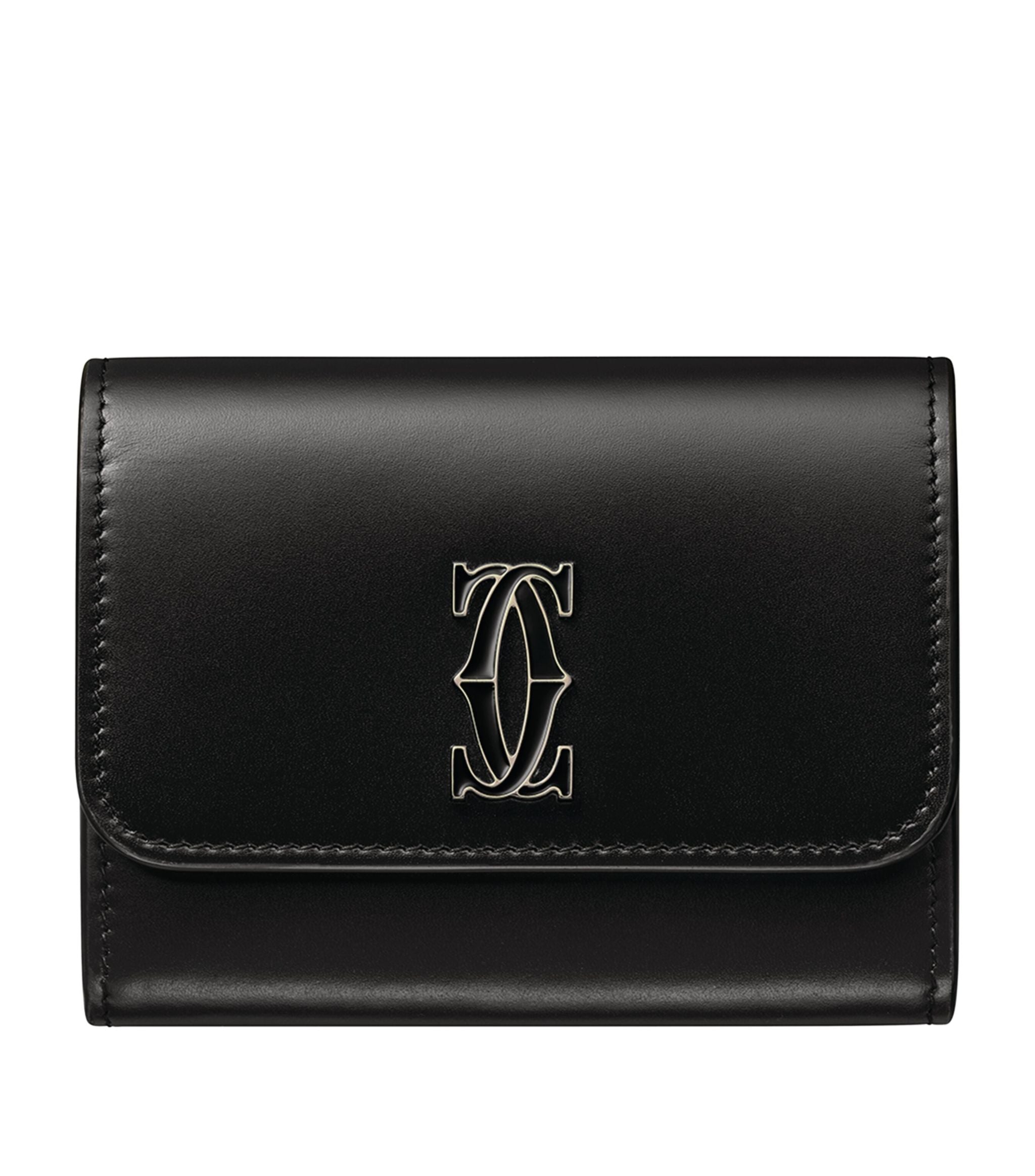 Mini Leather Double C de Cartier Wallet GOODS Harrods   