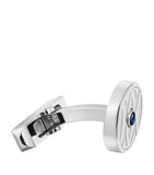 Palladium and Sterling Silver Double C de Cartier Cufflinks GOODS Harrods   