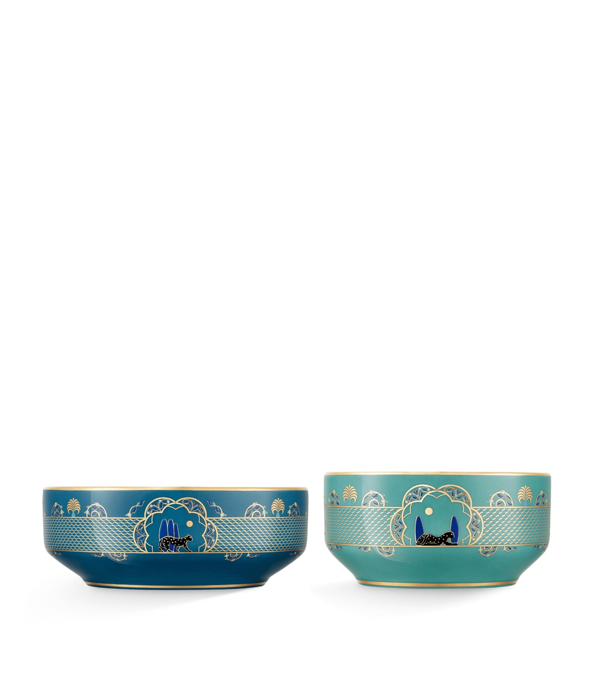 Porcelain Panthère de Cartier Bowls (Set of 2) GOODS Harrods   