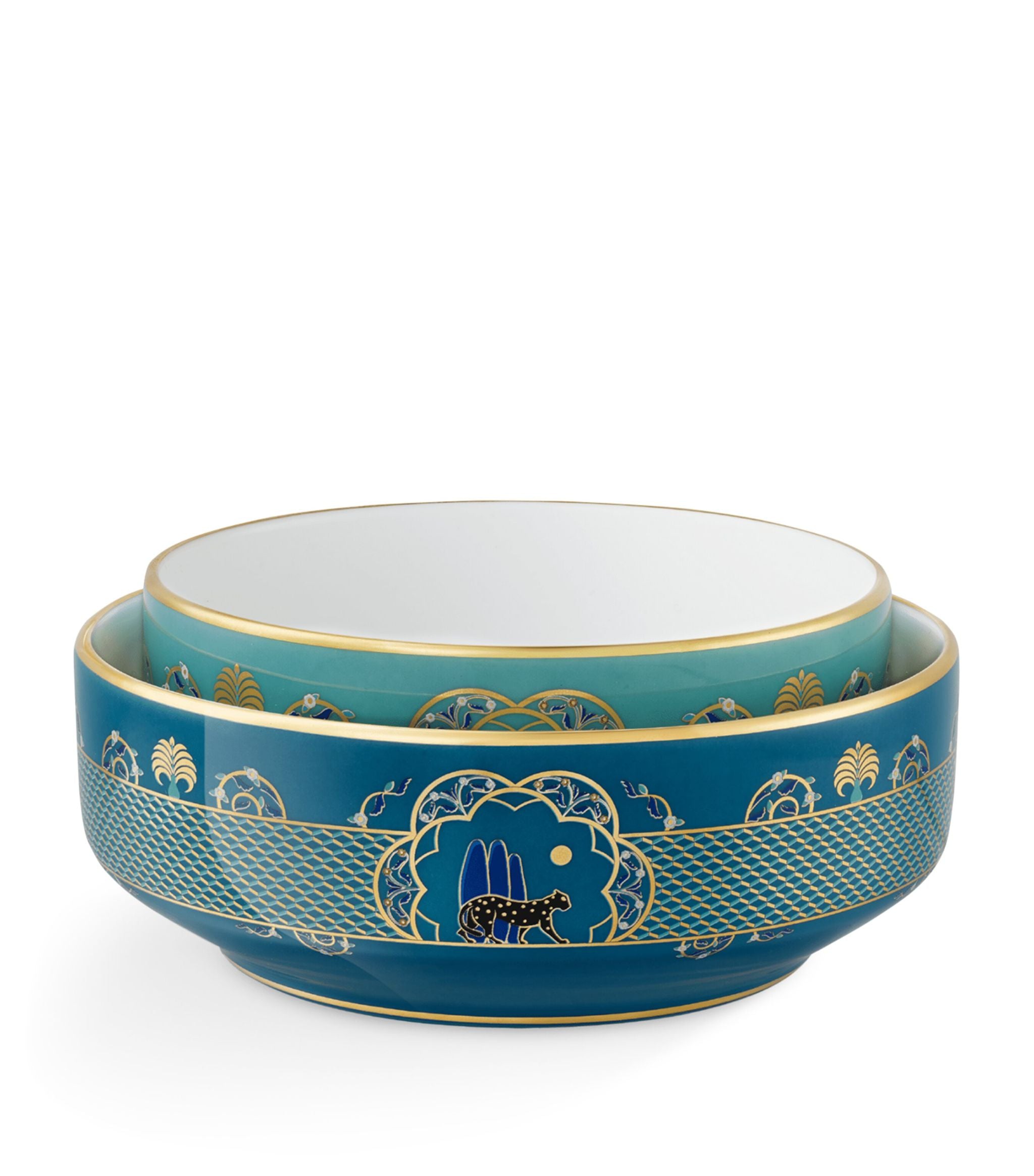 Porcelain Panthère de Cartier Bowls (Set of 2) GOODS Harrods   