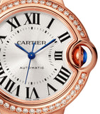 Rose Gold and Diamond Ballon Bleu de Cartier Watch 33mm GOODS Harrods   