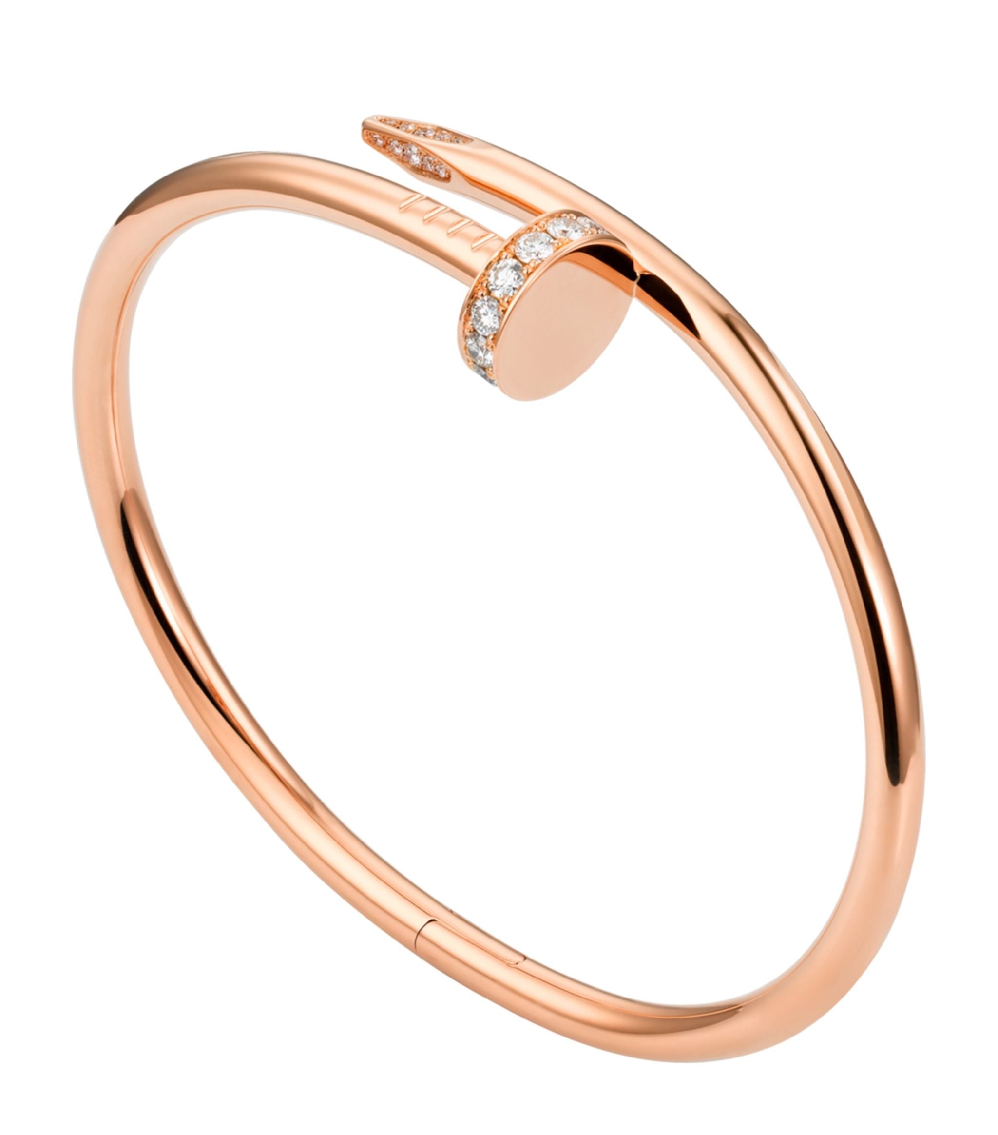 Rose Gold and Diamond Juste un Clou Bracelet GOODS Harrods   