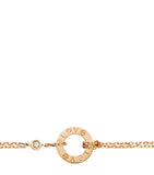 Rose Gold and Diamond LOVE Chain Bracelet GOODS Harrods   