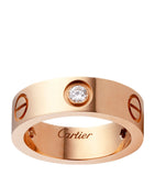 Rose Gold and Diamond LOVE Ring GOODS Harrods   