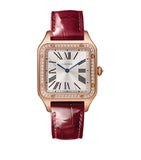 Rose Gold and Diamond Santos-Dumont Large Watch 43.5mm Miscellaneous Harrods   