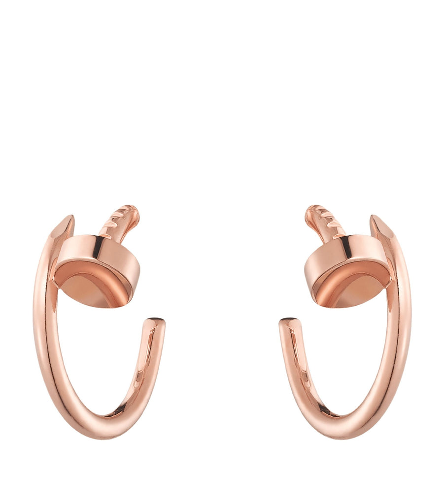 Rose Gold Juste un Clou Earrings