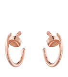 Rose Gold Juste un Clou Earrings GOODS Harrods   