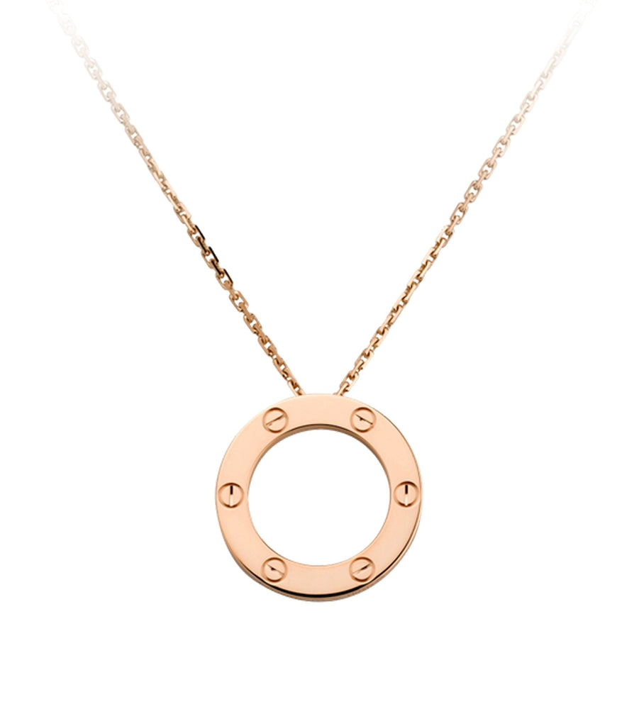 Rose Gold LOVE Necklace