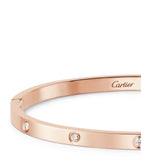 Small Rose Gold and Diamond LOVE Bracelet GOODS Harrods   