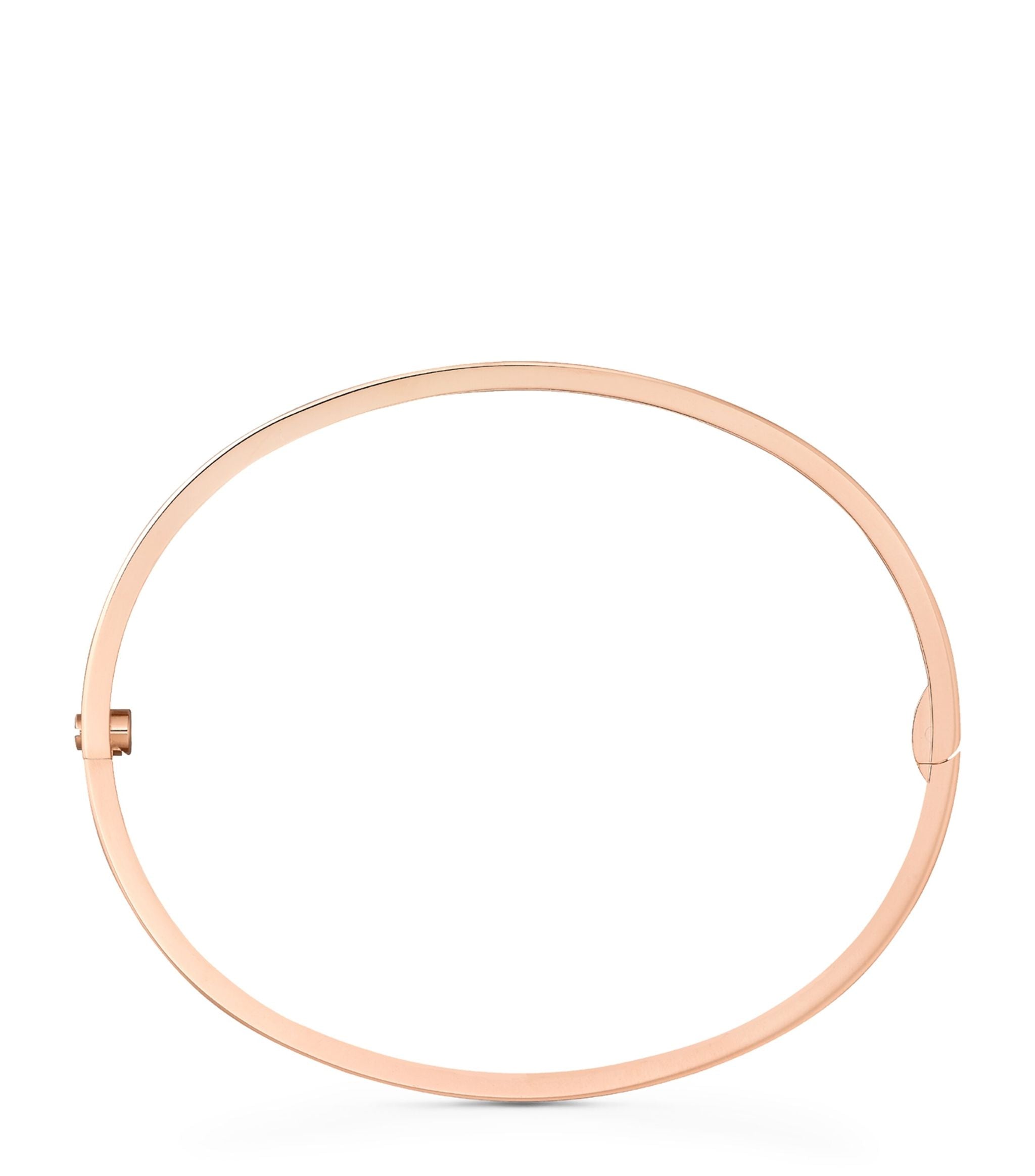 Small Rose Gold LOVE Bracelet GOODS Harrods   