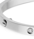 Small White Gold and Diamond LOVE Bracelet GOODS Harrods   