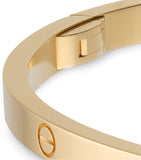 Small Yellow Gold and Diamond LOVE Bracelet GOODS Harrods   