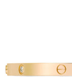 Small Yellow Gold and Diamond LOVE Bracelet GOODS Harrods   