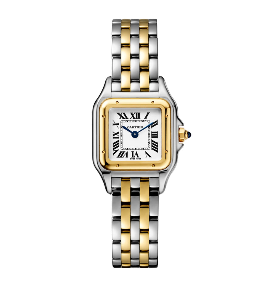 Small Yellow Gold and Stainless Steel Panthère de Cartier 22mm