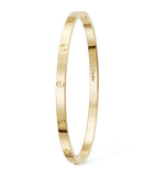 Small Yellow Gold LOVE Bracelet GOODS Harrods   