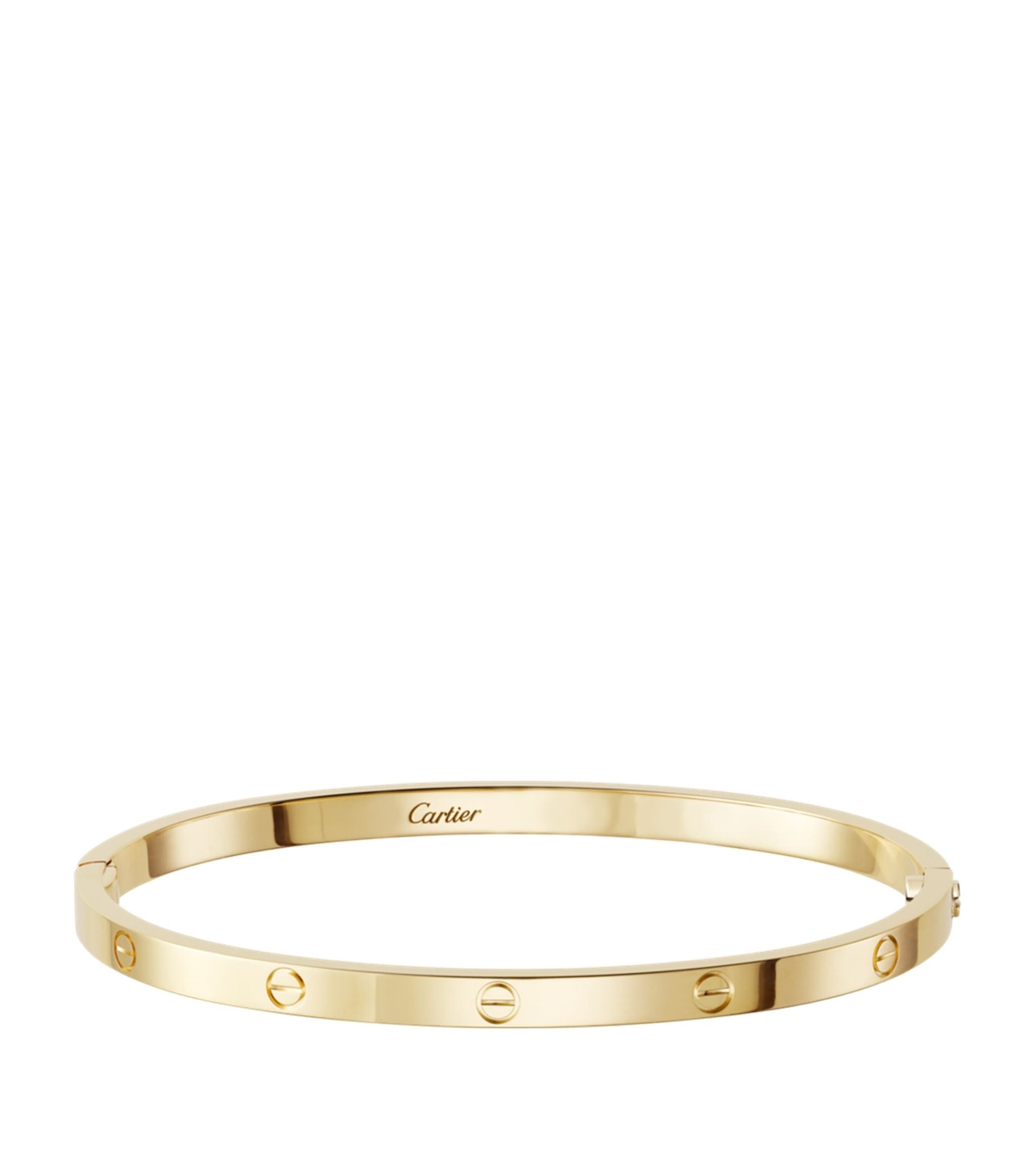 Small Yellow Gold LOVE Bracelet GOODS Harrods   