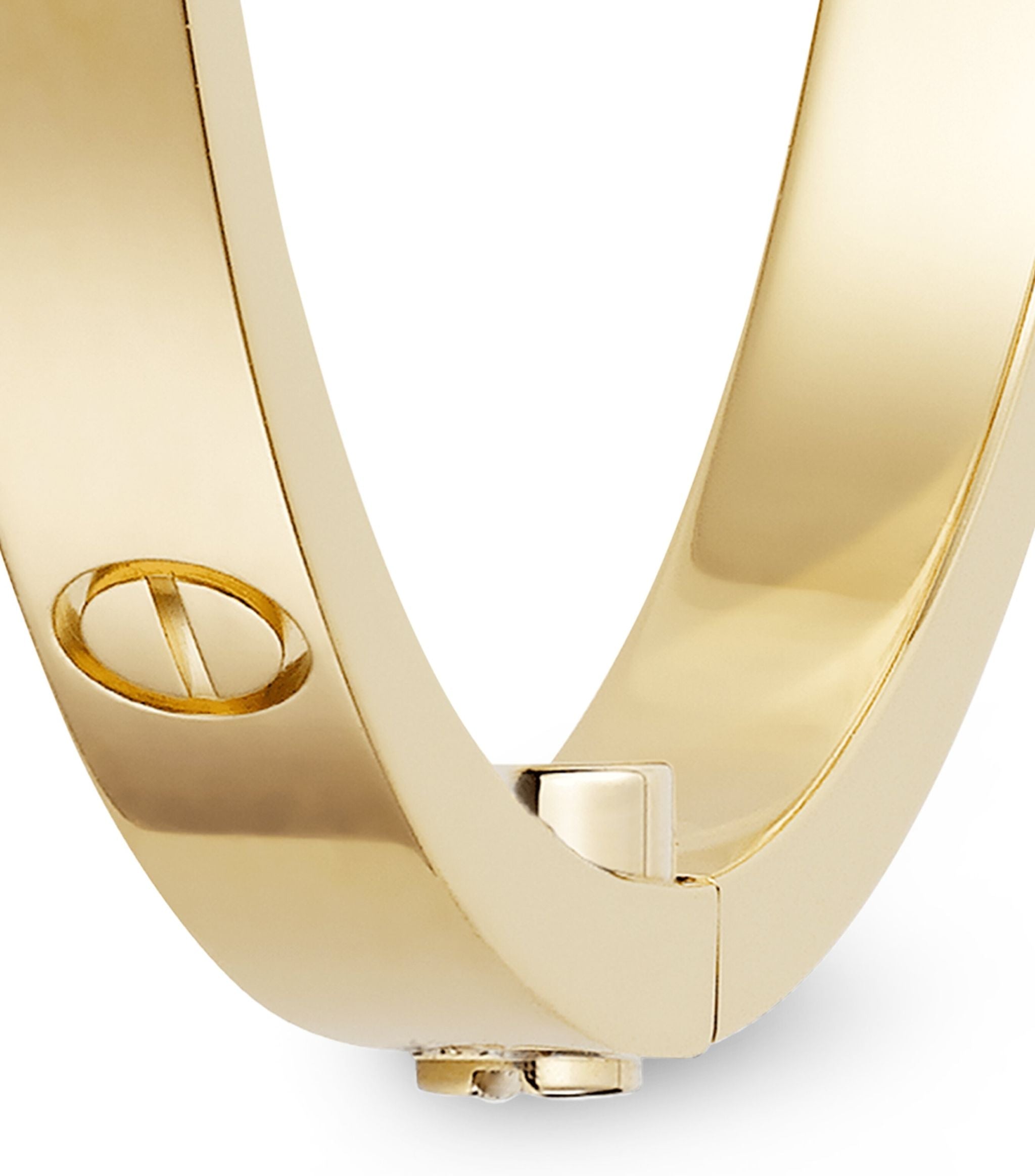 Small Yellow Gold LOVE Bracelet GOODS Harrods   