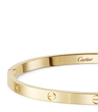 Small Yellow Gold LOVE Bracelet GOODS Harrods   